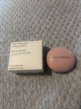 Rare Beauty Stay Vulnerable Melting Blush — Nearly Apricot Pink Compact